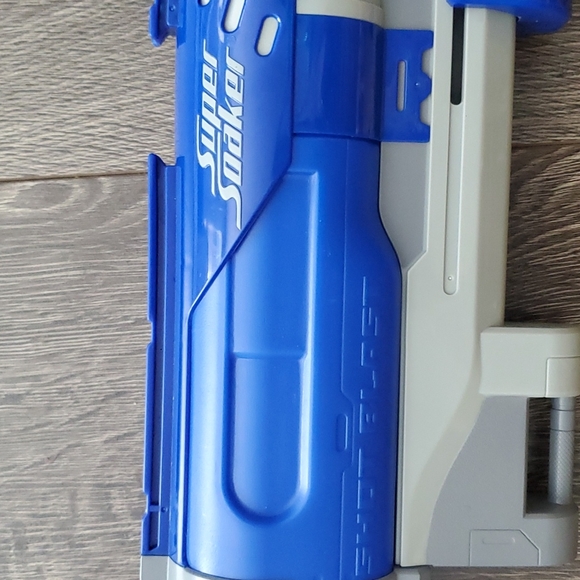 Super Soaker Shot Blast Adjustable Shoulder Stock Blue Water Gun Toy - Picture 6 of 7